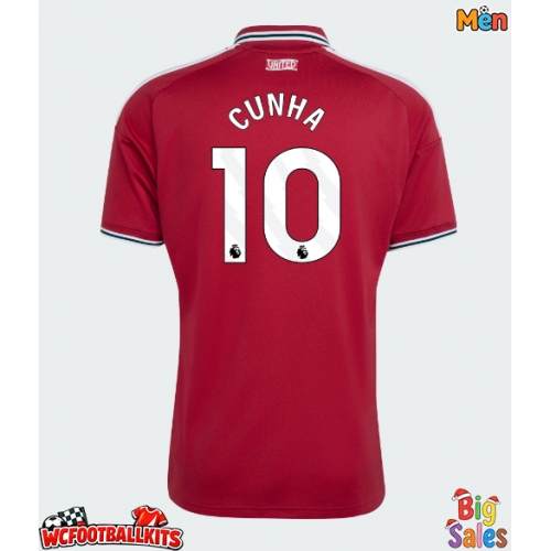 Manchester United Matheus Cunha #10 Replica Home Stadium Shirt 2026-27 Short Sleeve